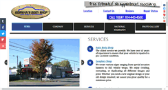 Desktop Screenshot of gormansbodyshop.com
